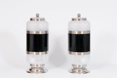 Pair of Mid-Century Modern, Table Lamps by Giovanni Dalla Fina, Murano, Italy