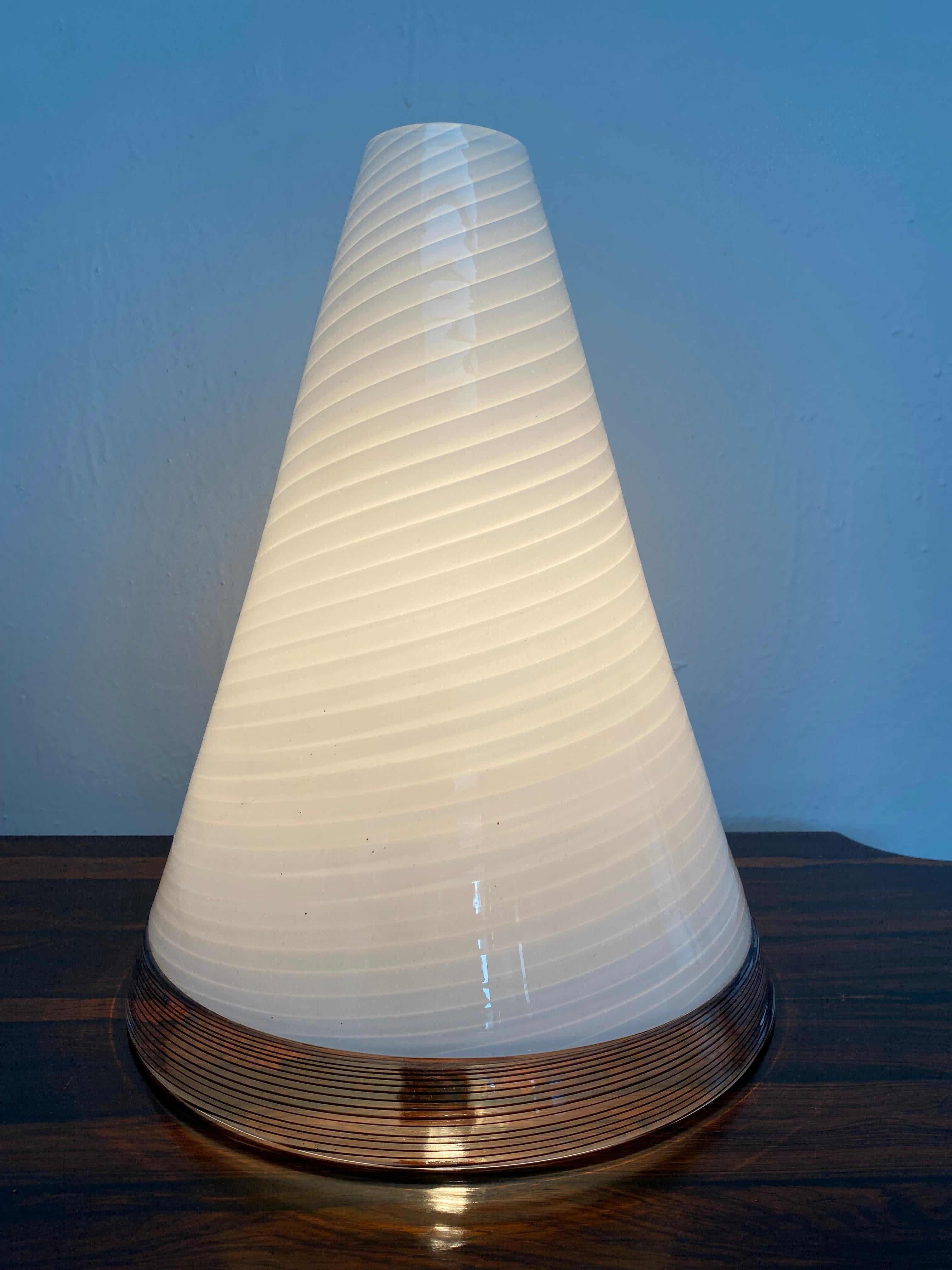 Pair of Mid-Century Modern Table Lamps by Giusto Toso, Murano Italy, ca.1970 For Sale 7