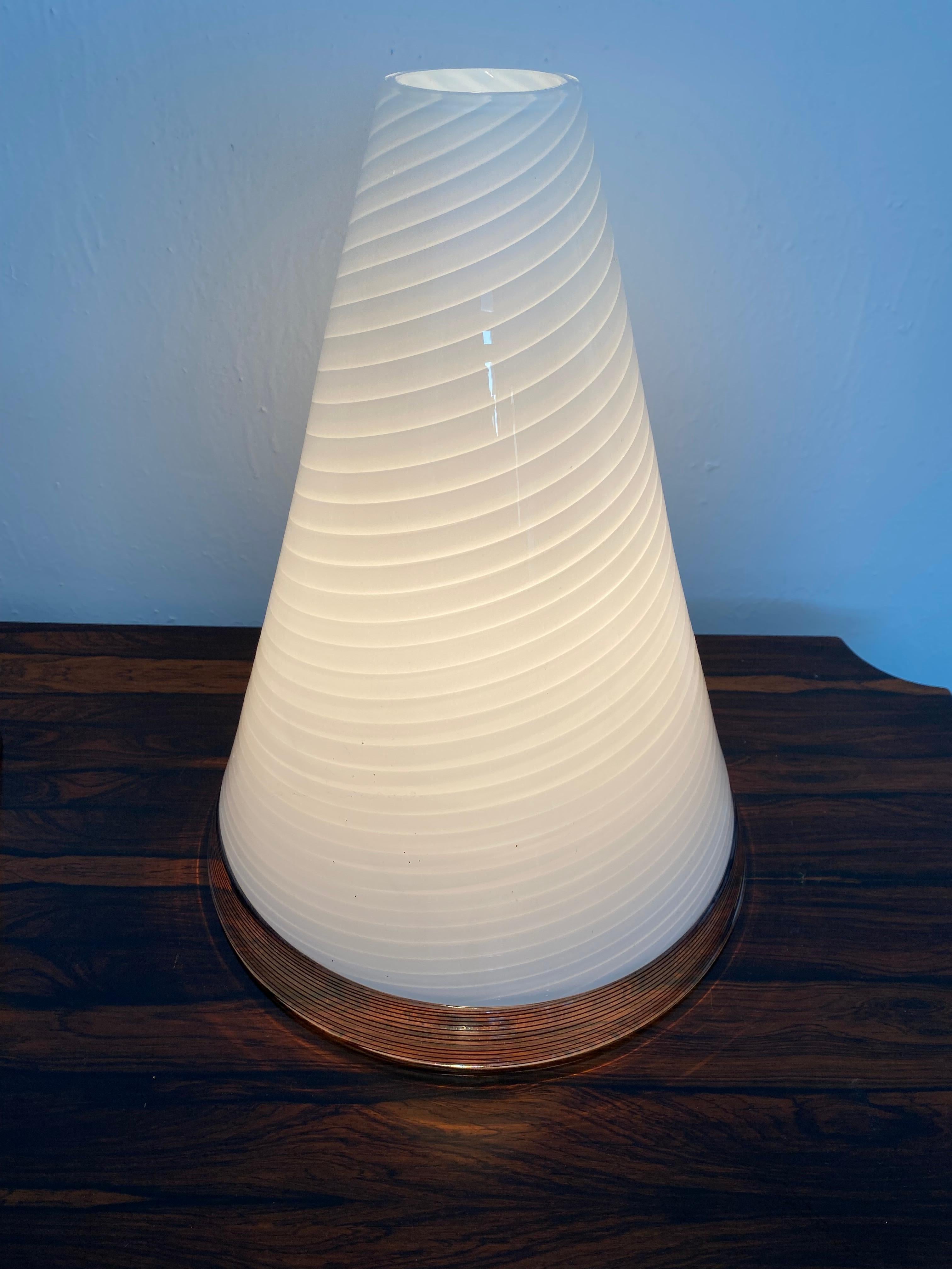 Pair of Mid-Century Modern Table Lamps by Giusto Toso, Murano Italy, ca.1970 For Sale 9