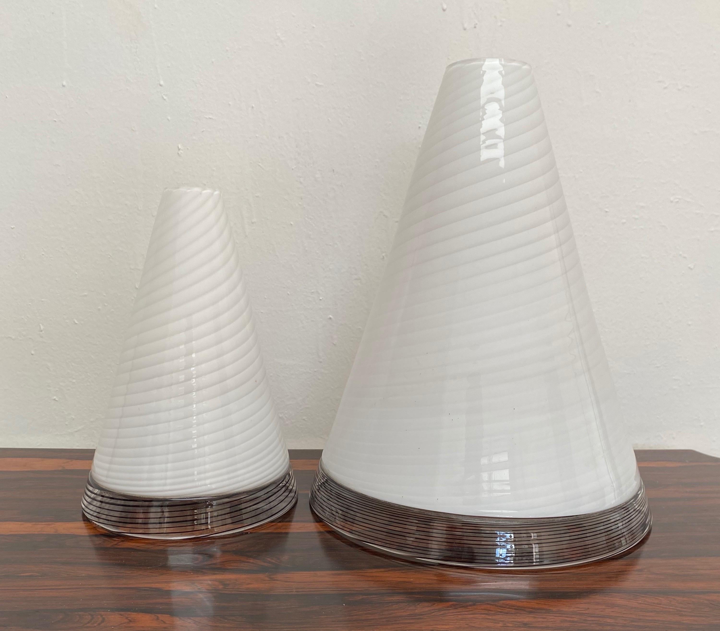 Pair of Mid-Century Modern Table Lamps by Giusto Toso, Murano Italy, ca.1970 For Sale 4