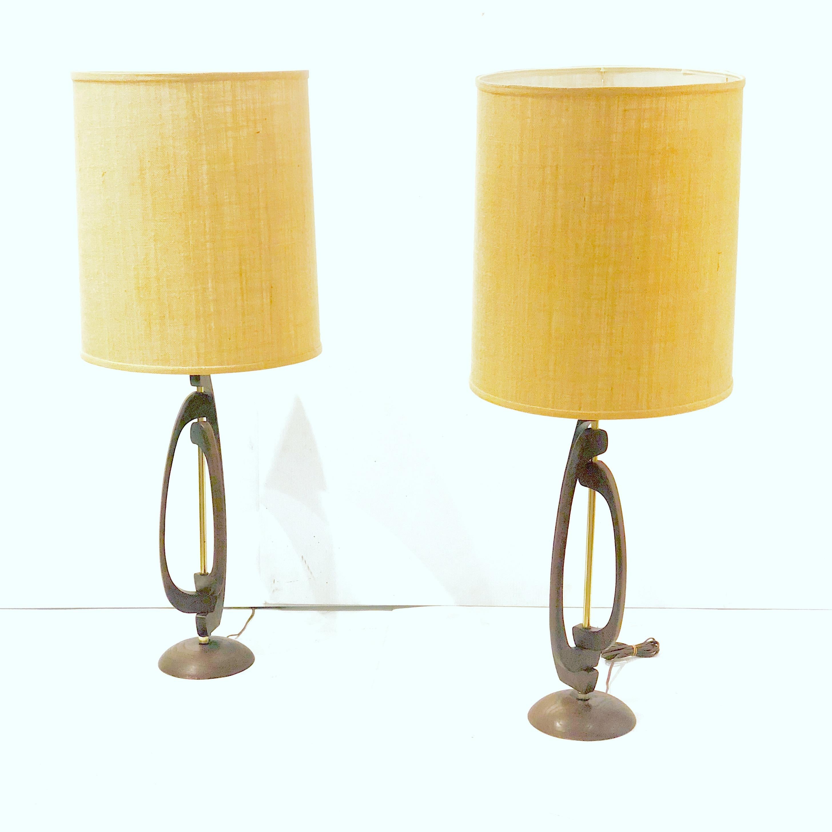 Pair of Mid-Century Modern Table Lamps by Modeline 1