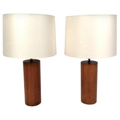 Pair of Mid-Century Modern Table Lamps Designed by Stuart Ross James