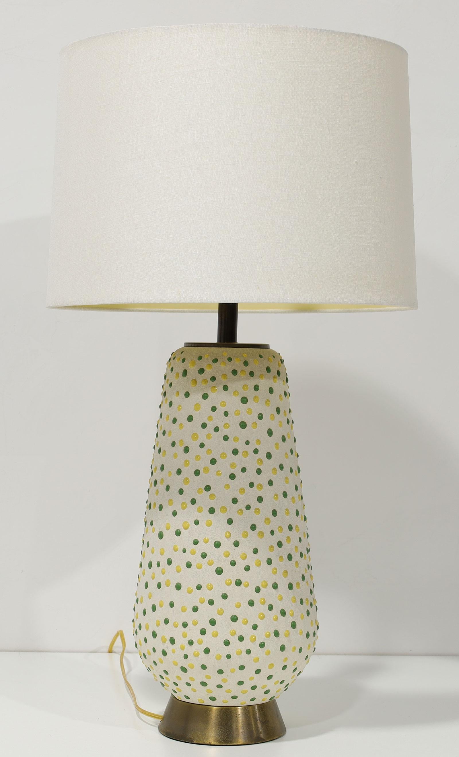 20th Century Pair of Mid Century Modern Table Lamps Signed For Sale