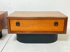 Pair of Mid-Century Modern Teak Nightstands by RS Associates, Ca. 1960s