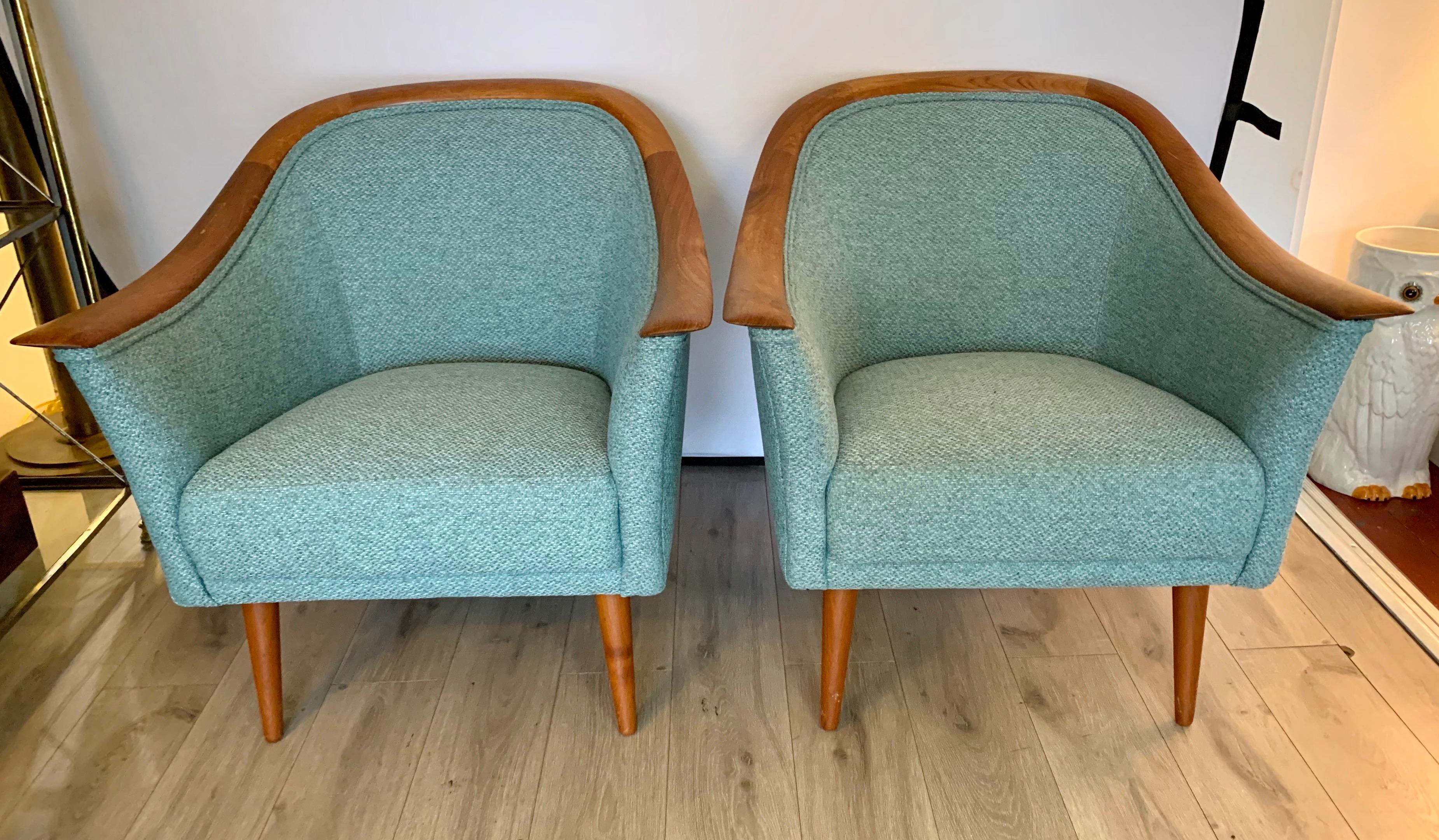 Architectural gems are these barrel shaped midcentury chairs with new teal/seafoam colored wool fabric. Nothing short of gorgeous. Now, more than ever, home is where the heart is.