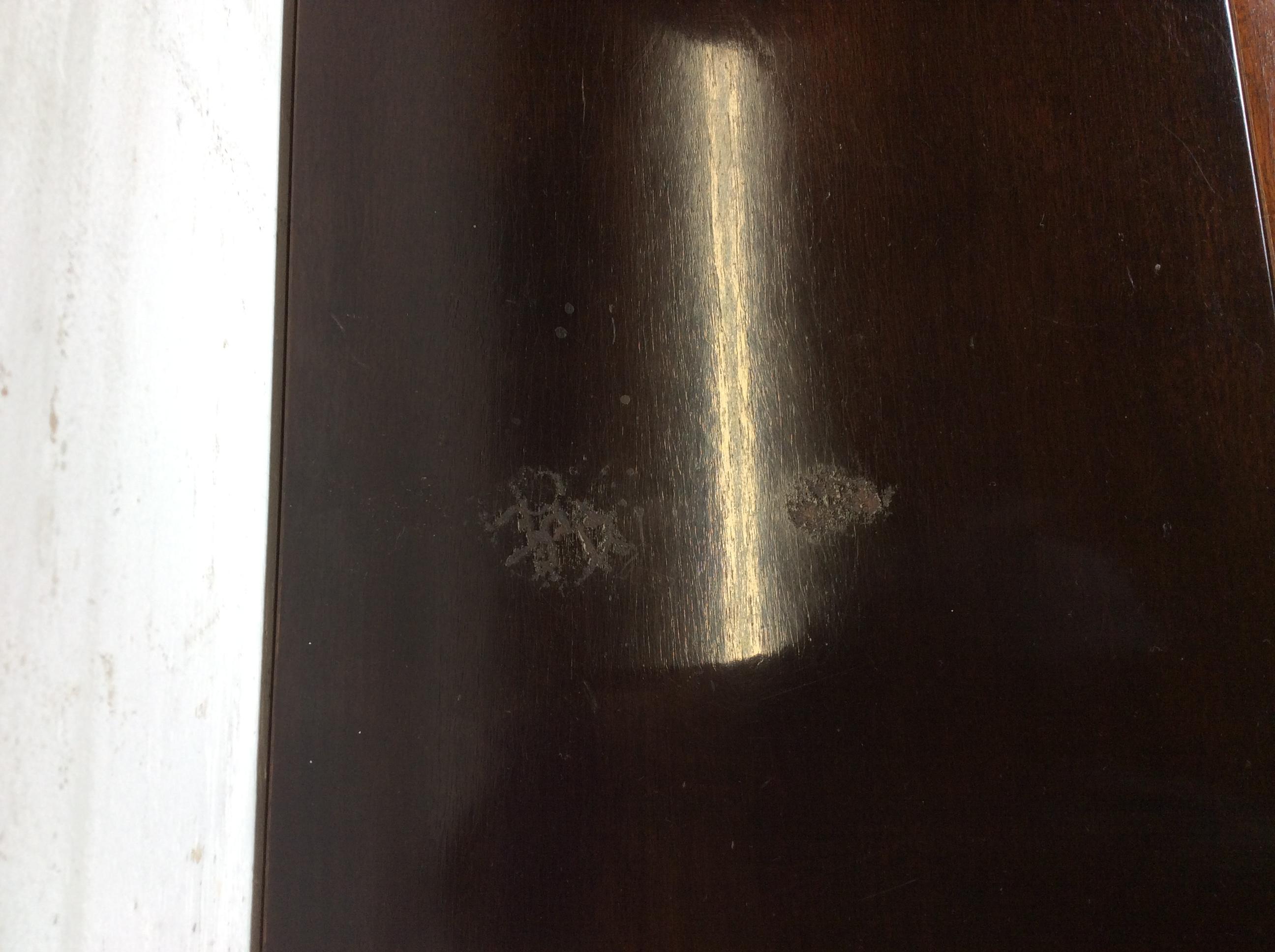 Pair of Mid Century Modern Two Drawer Nightstands with Chrome Accents en vente 1