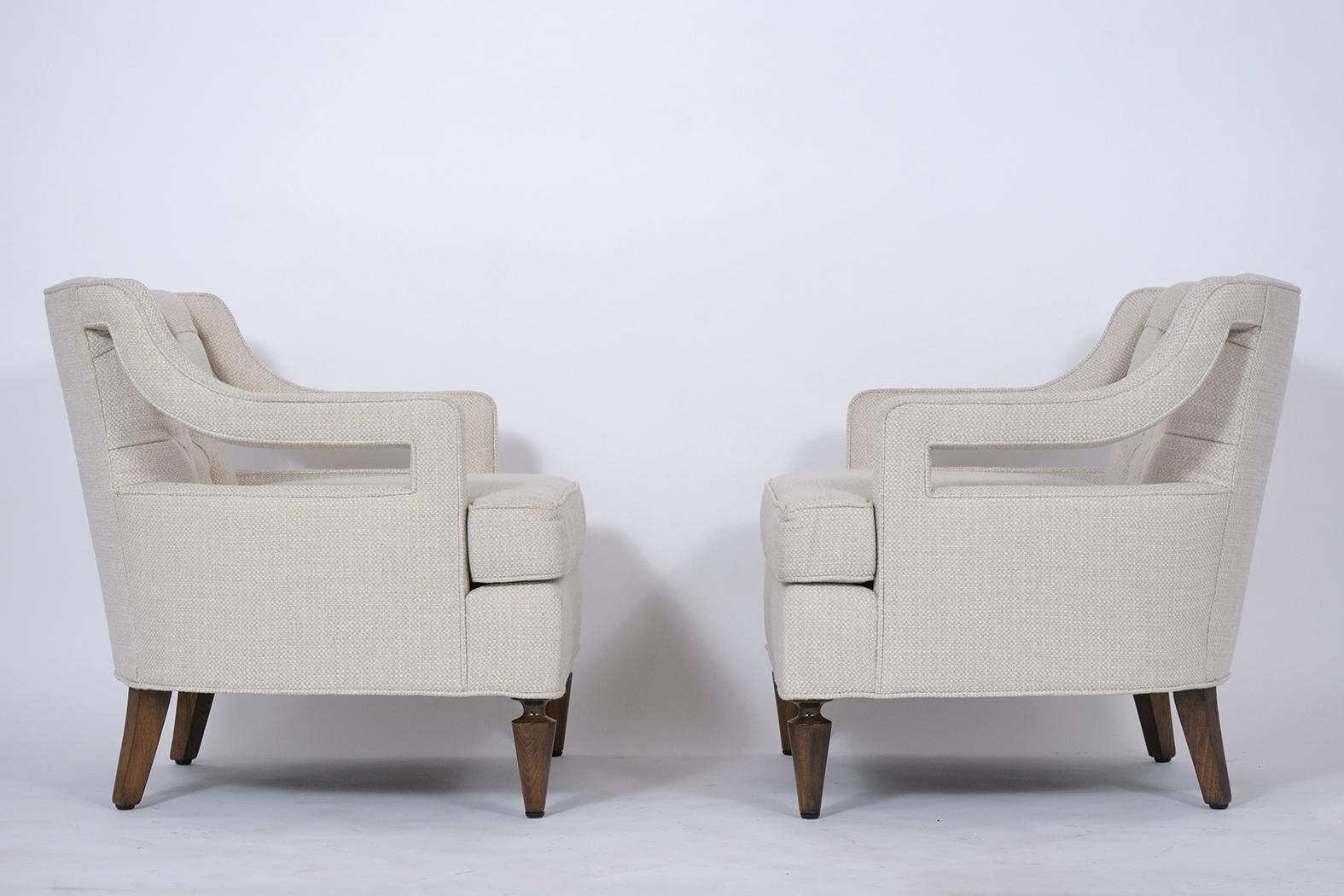 Pair of Mid-Century Modern Lounge Chairs 5