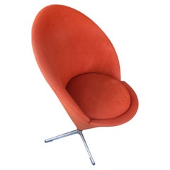 Coppia di sedie “Cone” di Verner Panton in stile Mid-Century Modern, attribuite a Knoll