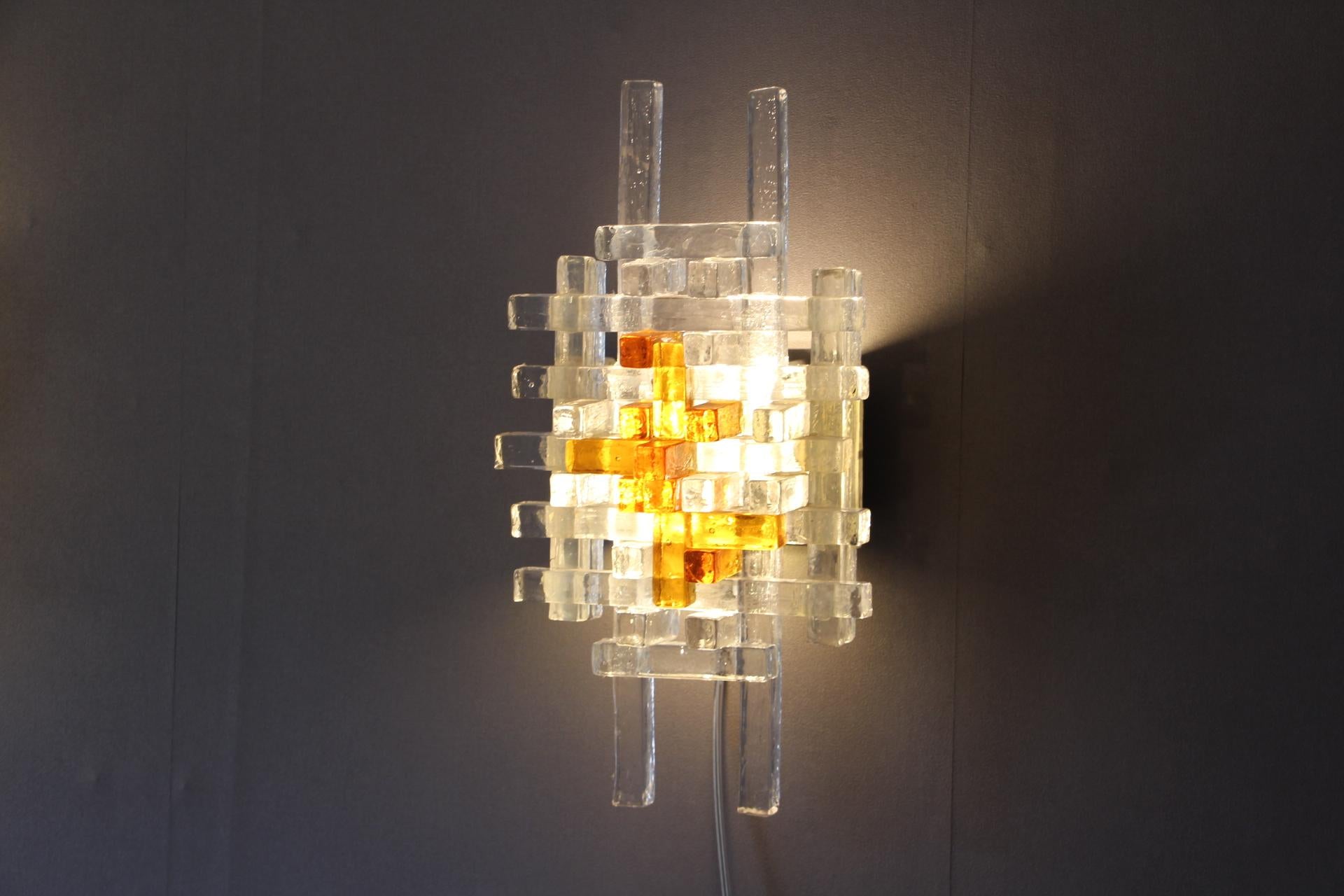 Pair of Mid-Century Modern Wall Lights by Albano Poli for Poliarte 13