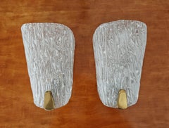 Pair of Mid Century Modern Wall Lights or Sconces by J. T. Kalmar, Austria 1960s