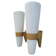 Ein Paar Wandleuchten im Mid-Century-Modern-Stil von Primat Leuchte, Deutschland, um 1960