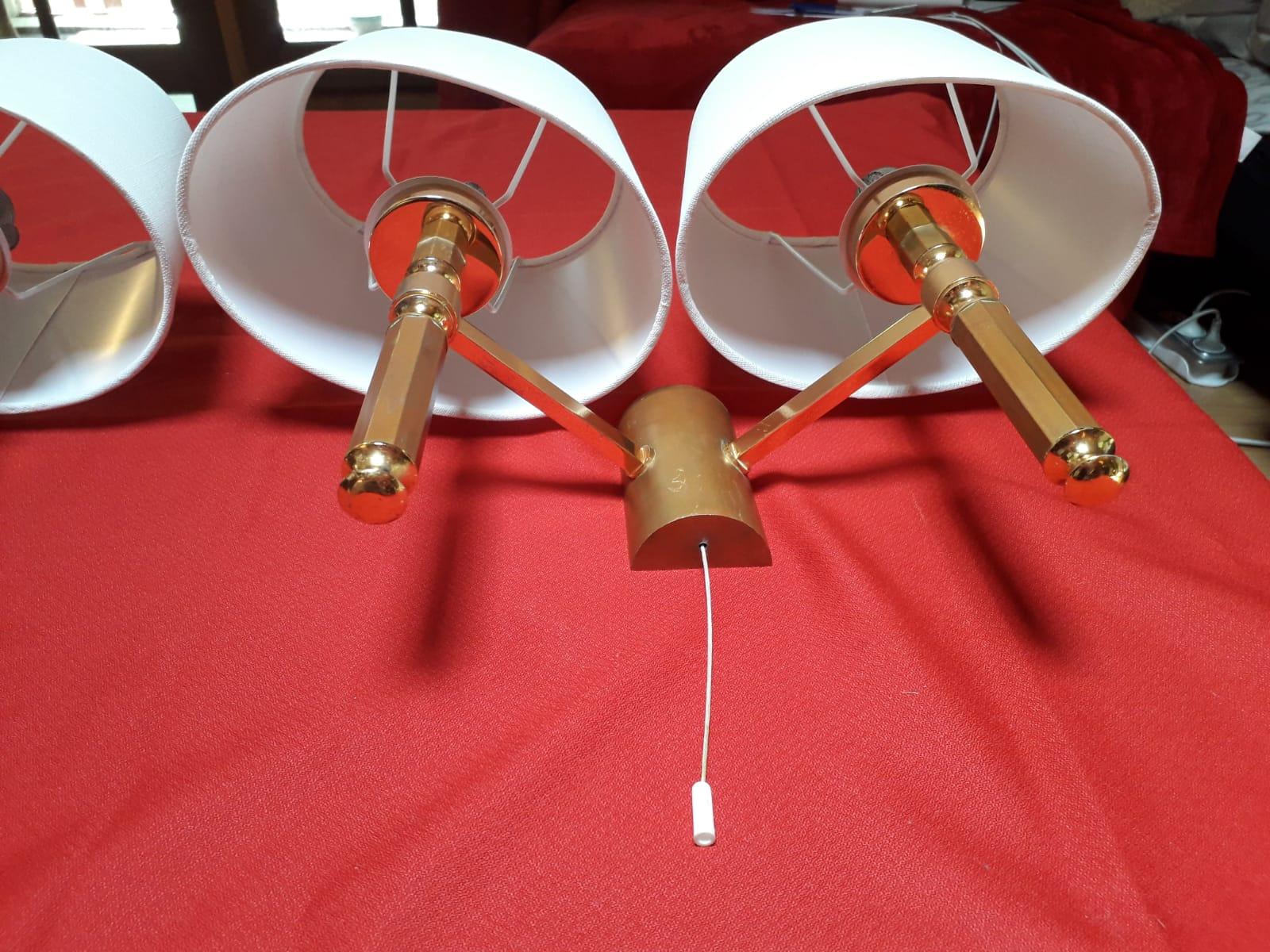 Pair of Mid-Century Modern Wall Sconces, France, 1950 In Good Condition For Sale In Paris, FR