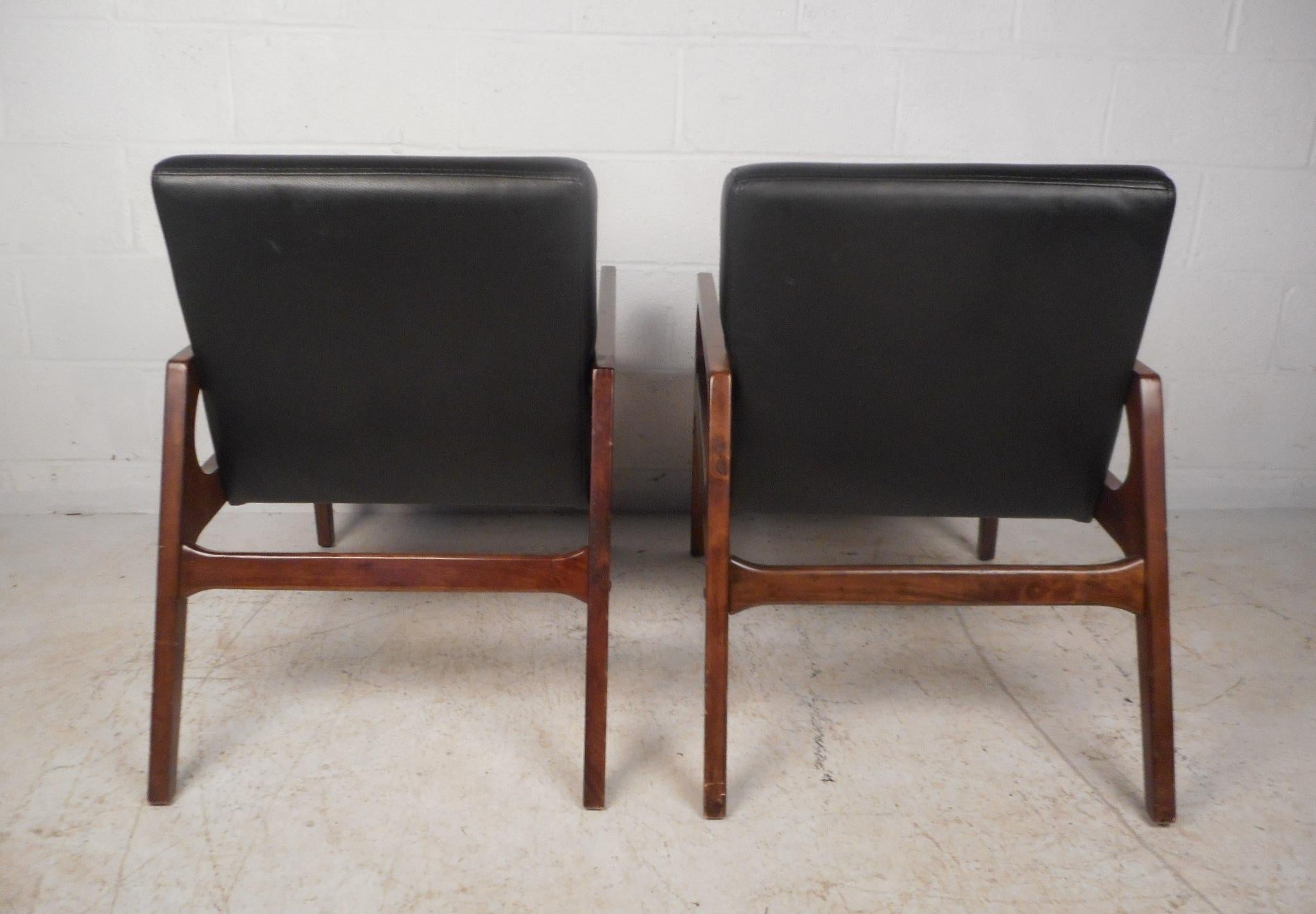 pair of mid century chairs