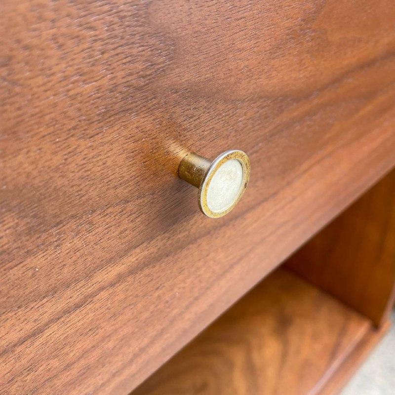 Newly Refinished - Pair of Mid-Century Modern Walnut Night Stands 5