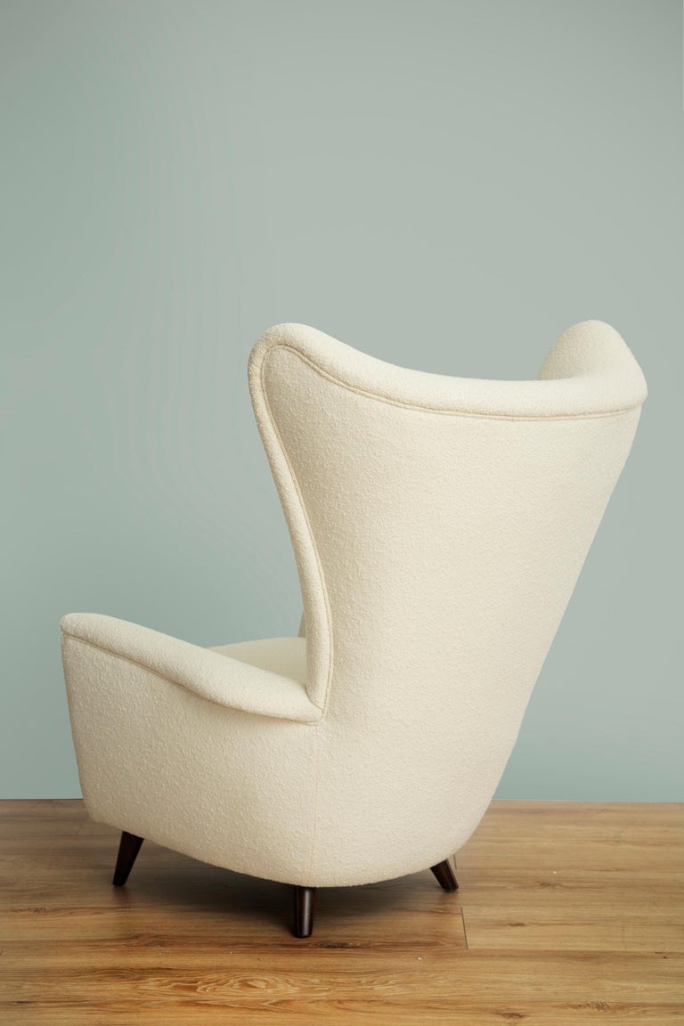 Pair of MidCentury Modern Wingback Lounge Chairs at 1stDibs