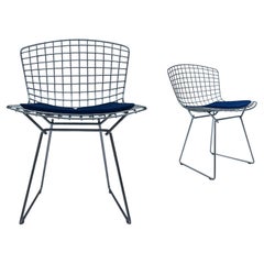 Pair of Mid-Century Modern Wire Side or Dining Chairs by Harry Bertoia for Knoll