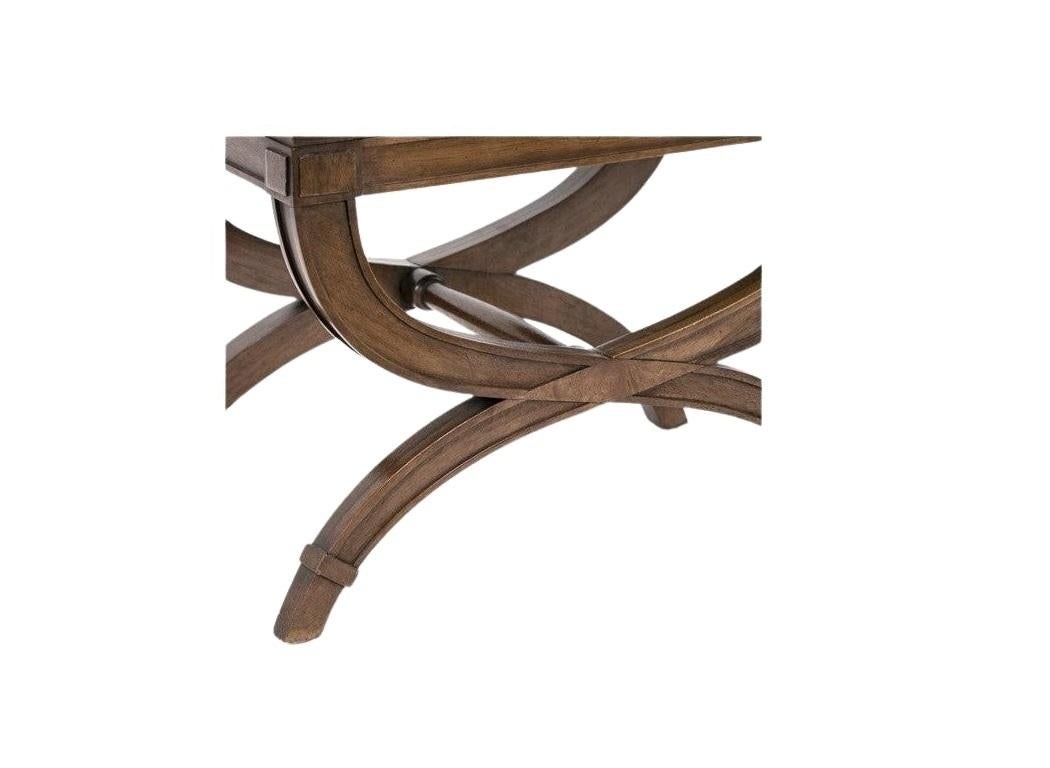 Mid-20th Century Pair of Mid-Century Modern X-Form Stools / Benches, circa 1962 For Sale