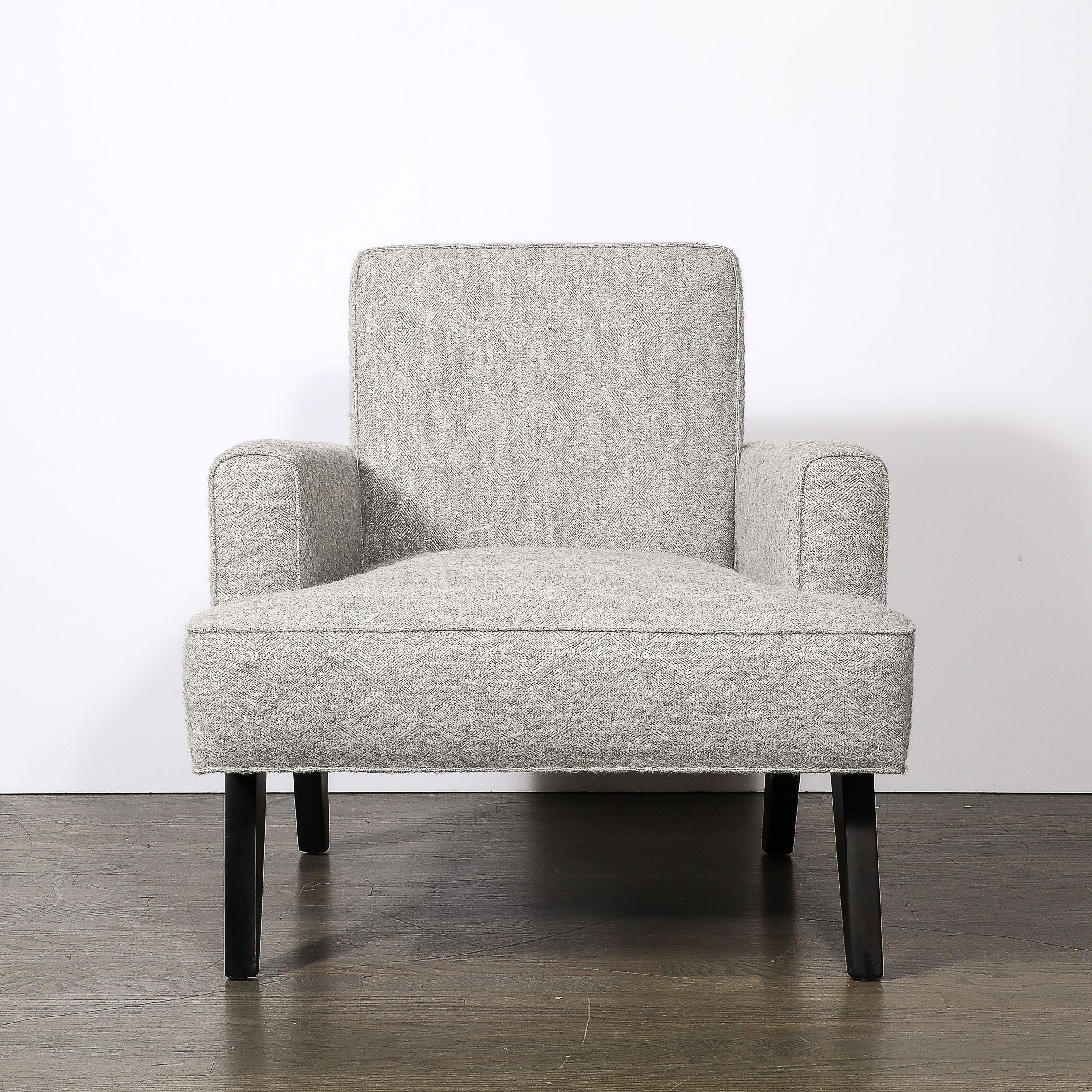 Mid-Century moderno Coppia di poltrone moderniste di metà secolo con supporti storti di William Haines in vendita