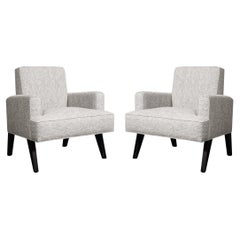 Pair of Mid-Century Modernist Arm Chairs w/ Splayed Supports by Williams Haines