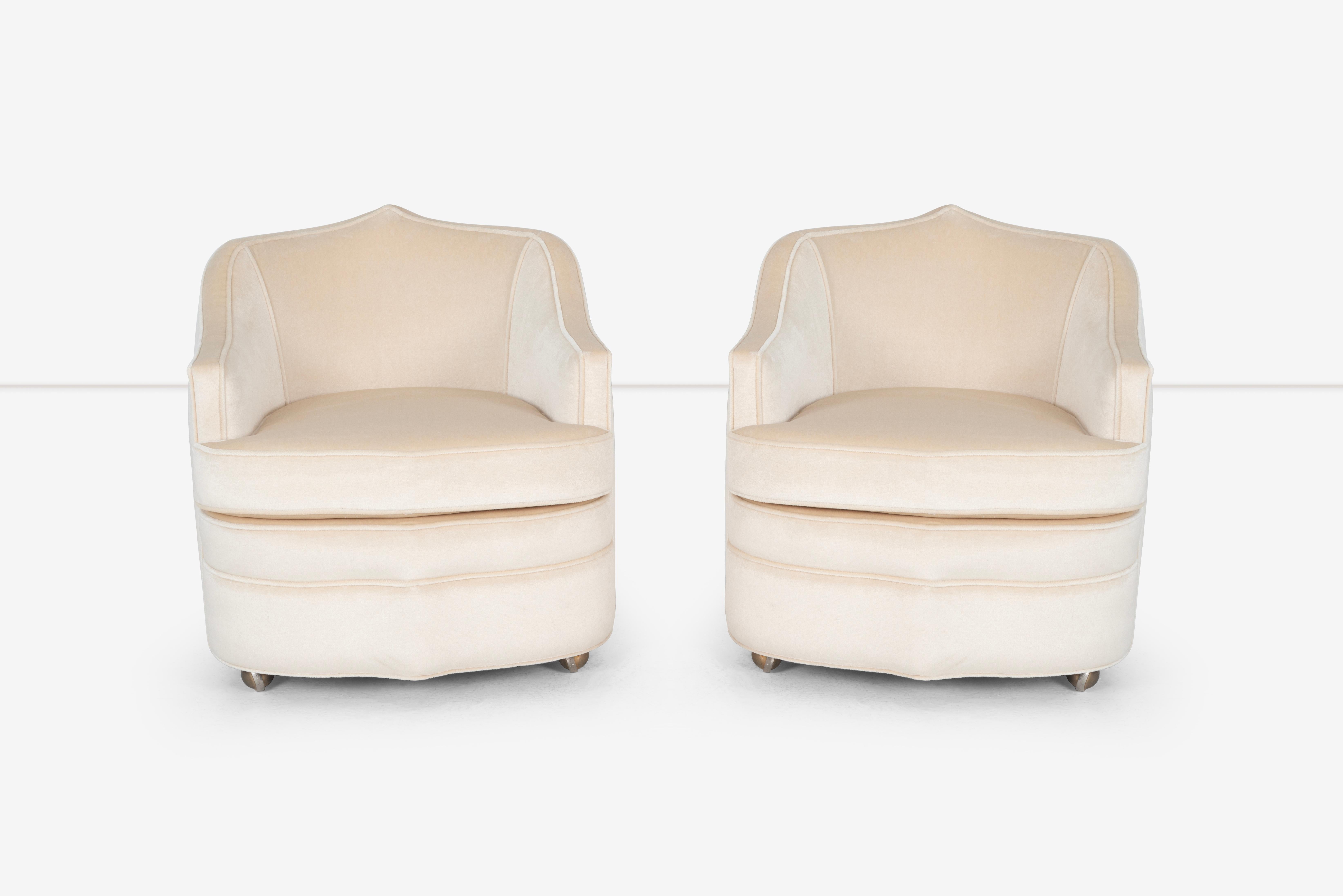 Pair of Mid-Century Moroccan Lounge Chairs 4