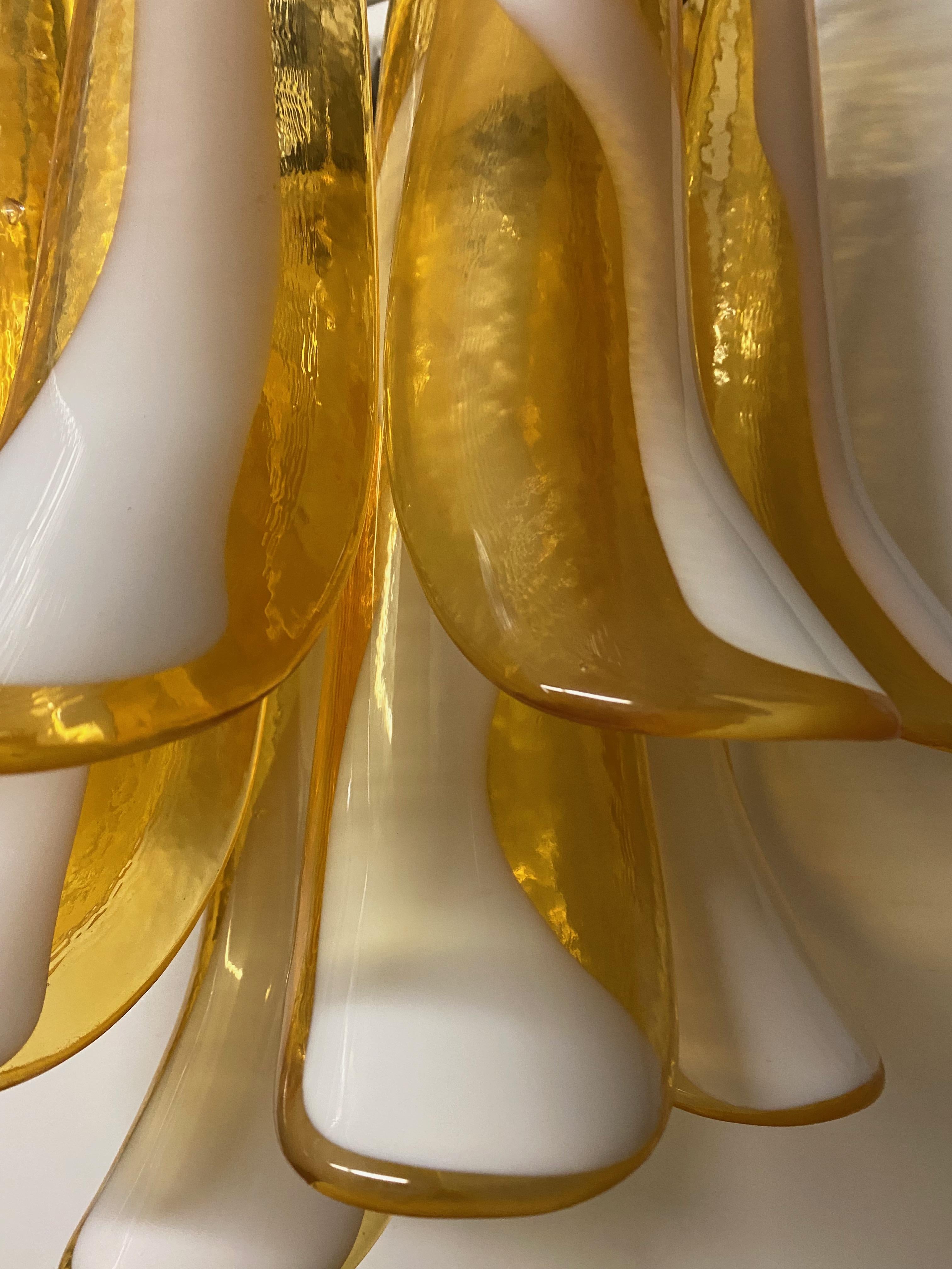 Mid-20th Century Pair of Mid Century Murano Glass Sconces For Sale