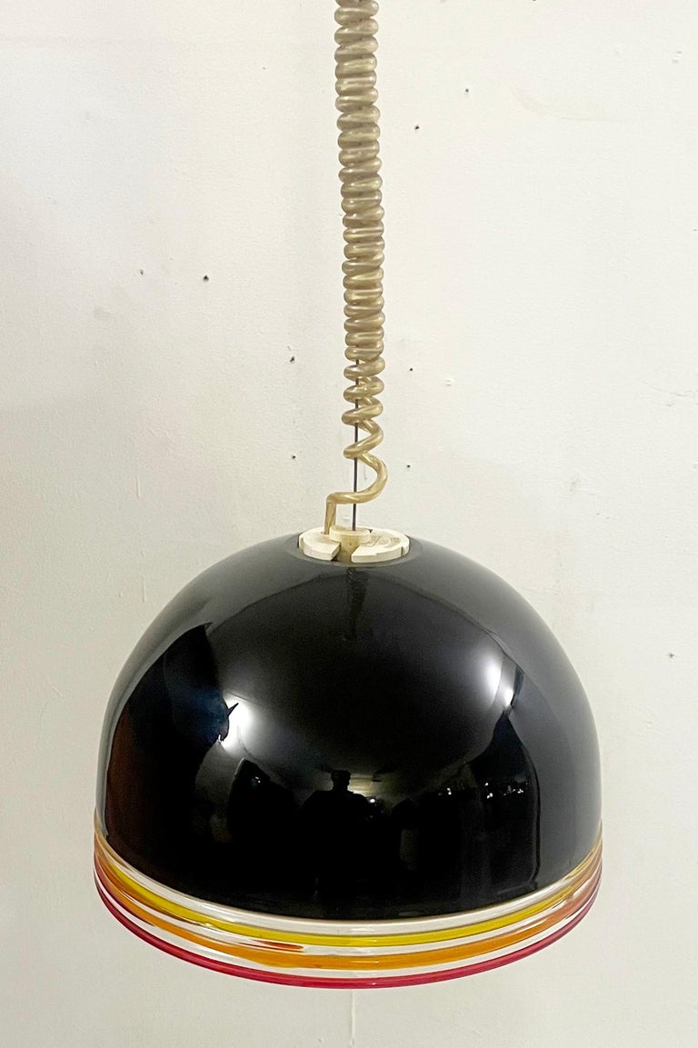 Lampe à Suspension Mid-Century Scandinave en Cuivre, 1960s en vente sur