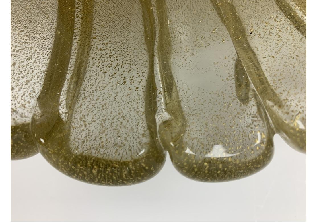 Pair Of Mid Century Murano Shell Form Wall Sconces #2 en venta 7