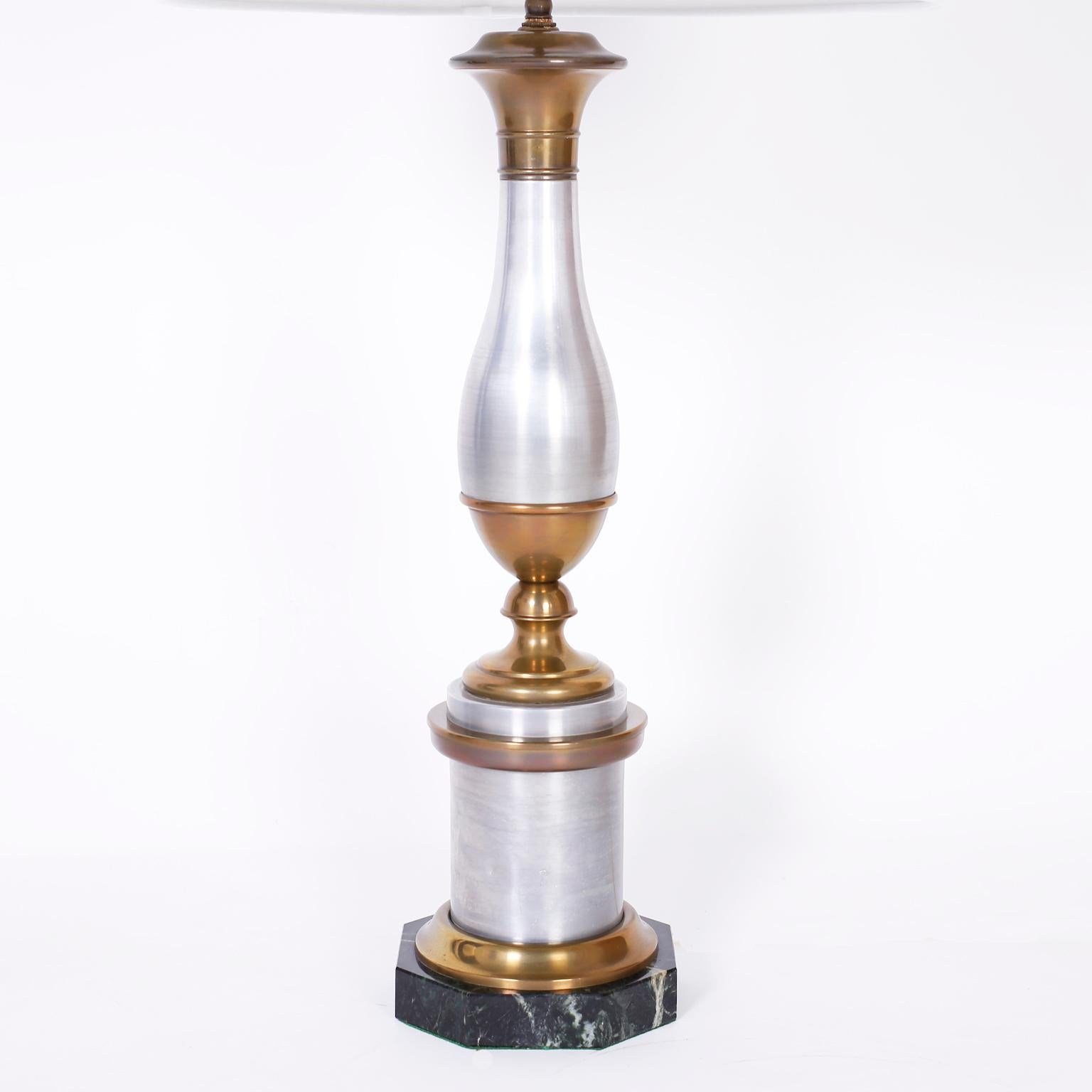 Mid-Century Modern Pair of Midcentury Neoclassic Style Table Lamps