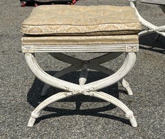 Pair of Mid-Century Neoclassical Style Footstools