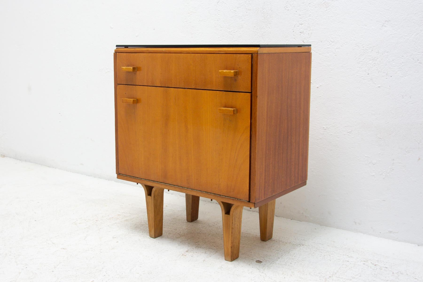 Pair of Mid Century Night Stands, Chest of Drawers by Frantisek Mezulanik, 1970 3