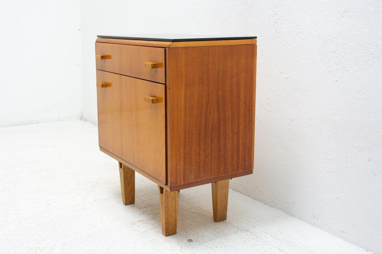 Pair of Mid Century Night Stands, Chest of Drawers by Frantisek Mezulanik, 1970 For Sale 4