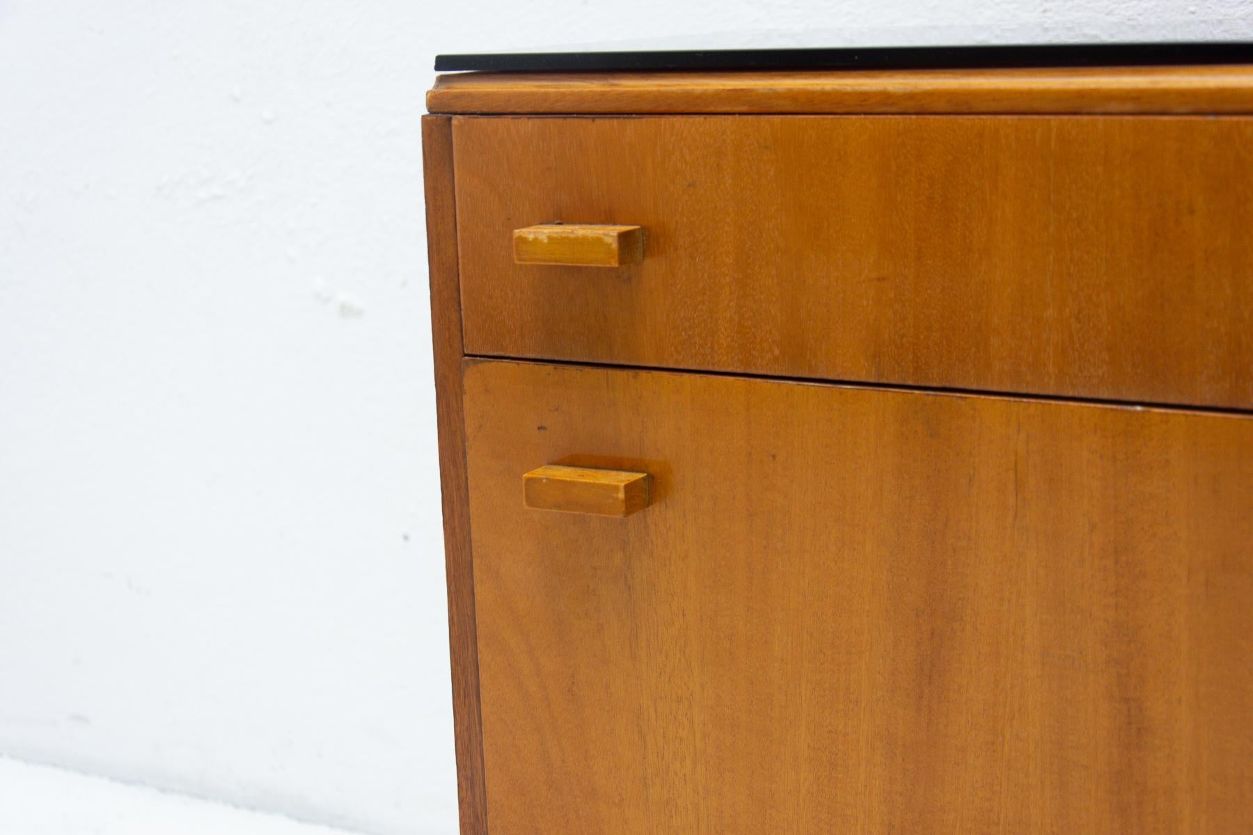 Pair of Mid Century Night Stands, Chest of Drawers by Frantisek Mezulanik, 1970 6