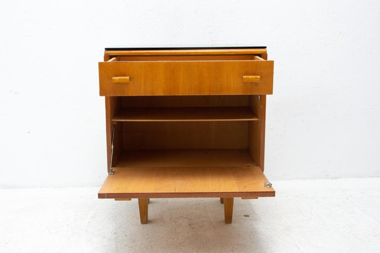 Pair of Mid Century Night Stands, Chest of Drawers by Frantisek Mezulanik, 1970 For Sale 8