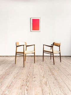 Paar Esszimmerstühle aus Eiche #56 von Niels O. Møller für J. L. Moller, Mitte des Jahrhunderts