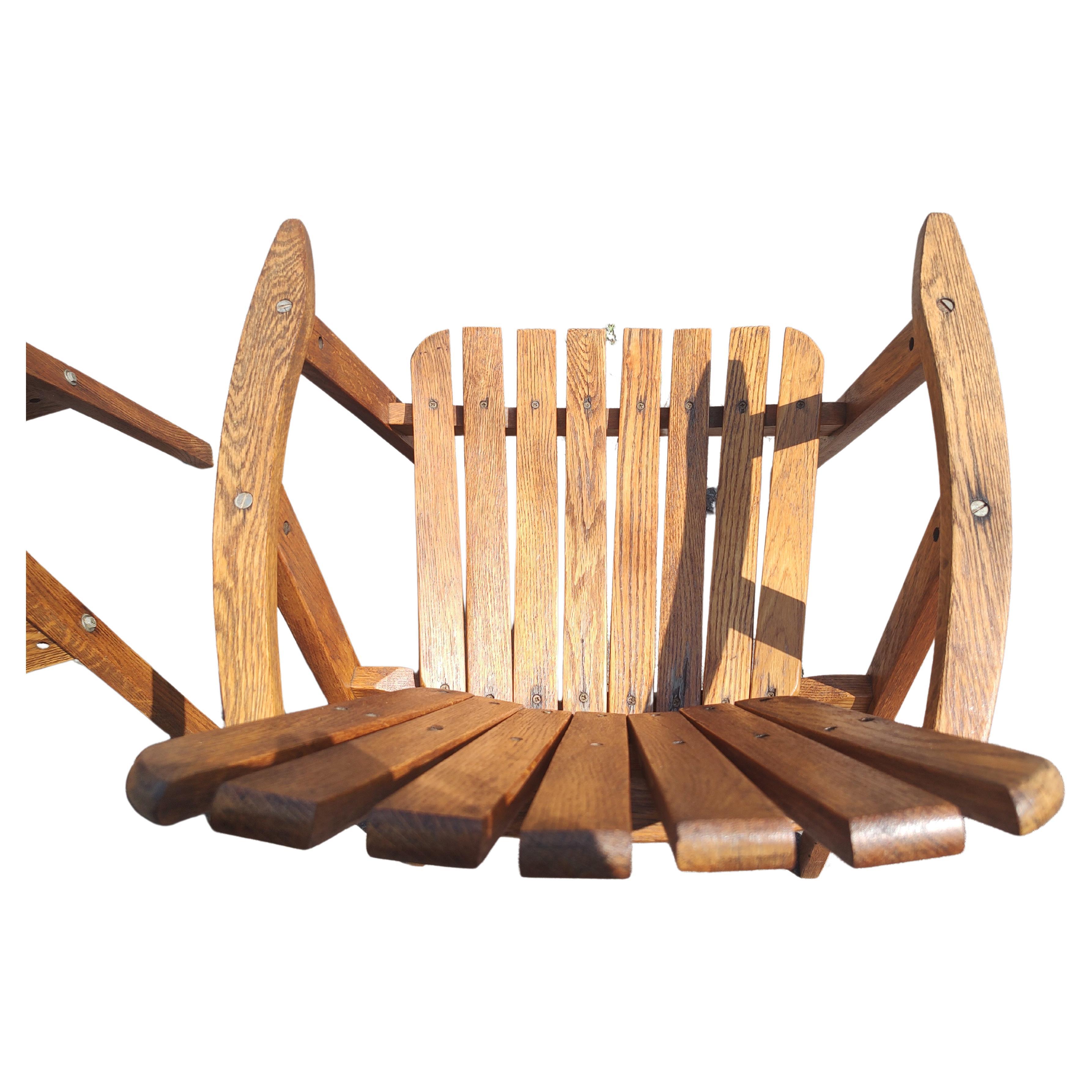 Inconnu Paire de fauteuils à lattes en chêne du milieu du siècle dernier, style Martin Eisler & Carlo Hauner en vente