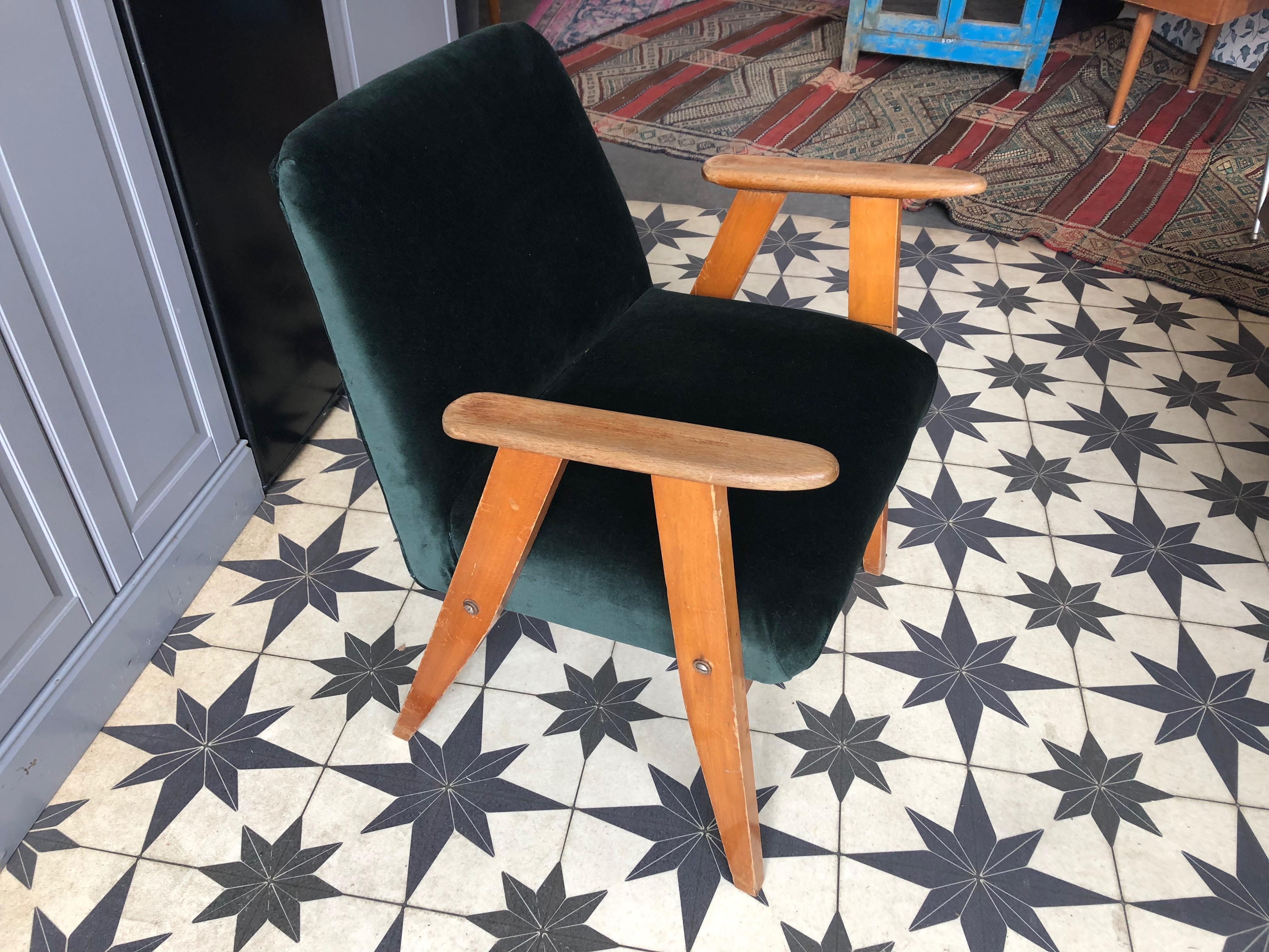 Unknown Pair of Mid Century Occasional Chairs