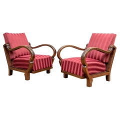 Pair of Mid-Century Ocean Liner Lounge Chairs