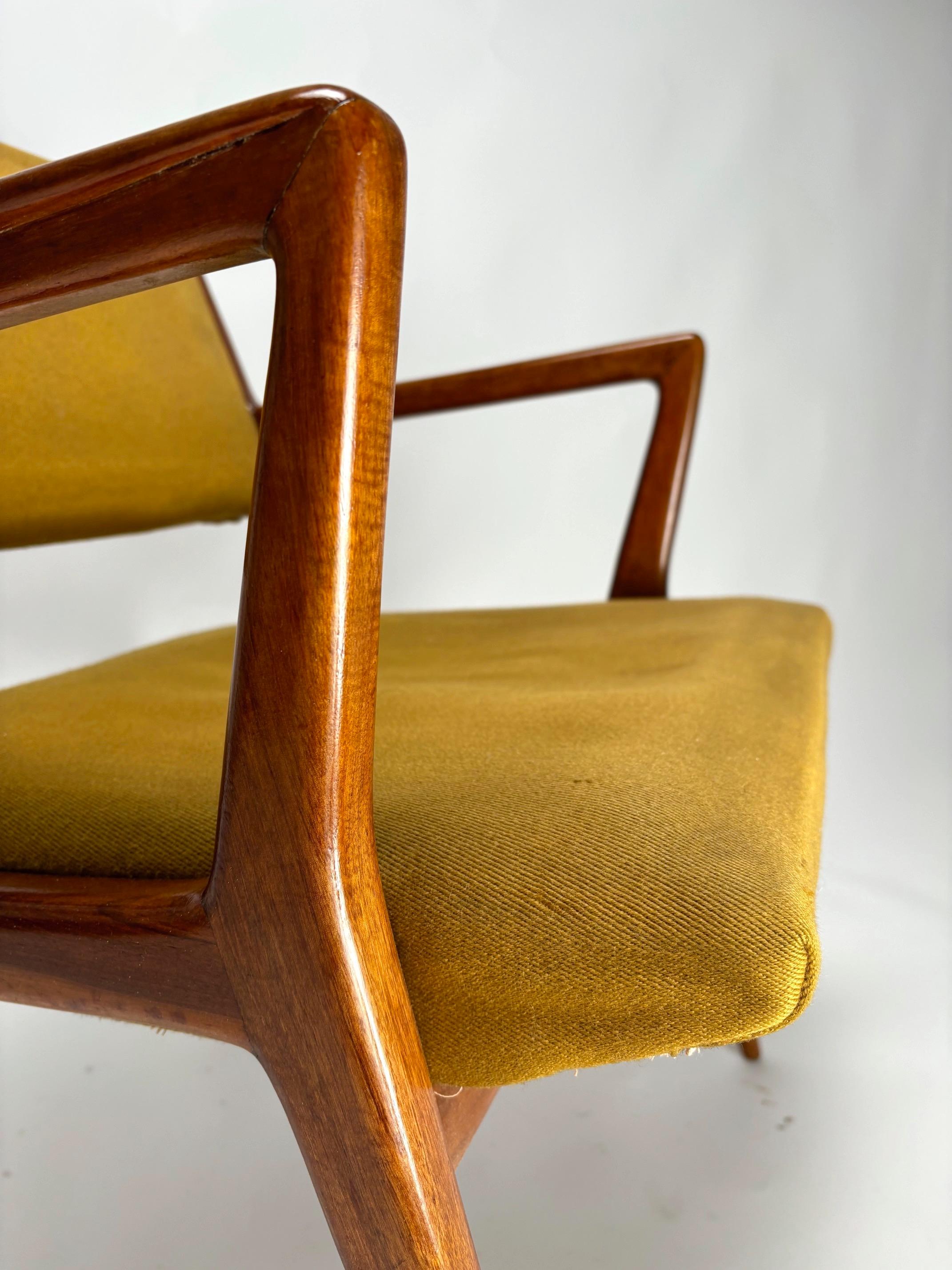 Paire de fauteuils organiques du milieu du siècle dans le style de Gio Ponti, Italie, années 1950 en vente 2
