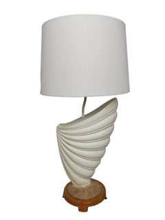 Pair of Mid-Century / Palm Beach Style Coastal Shell Table Lamps