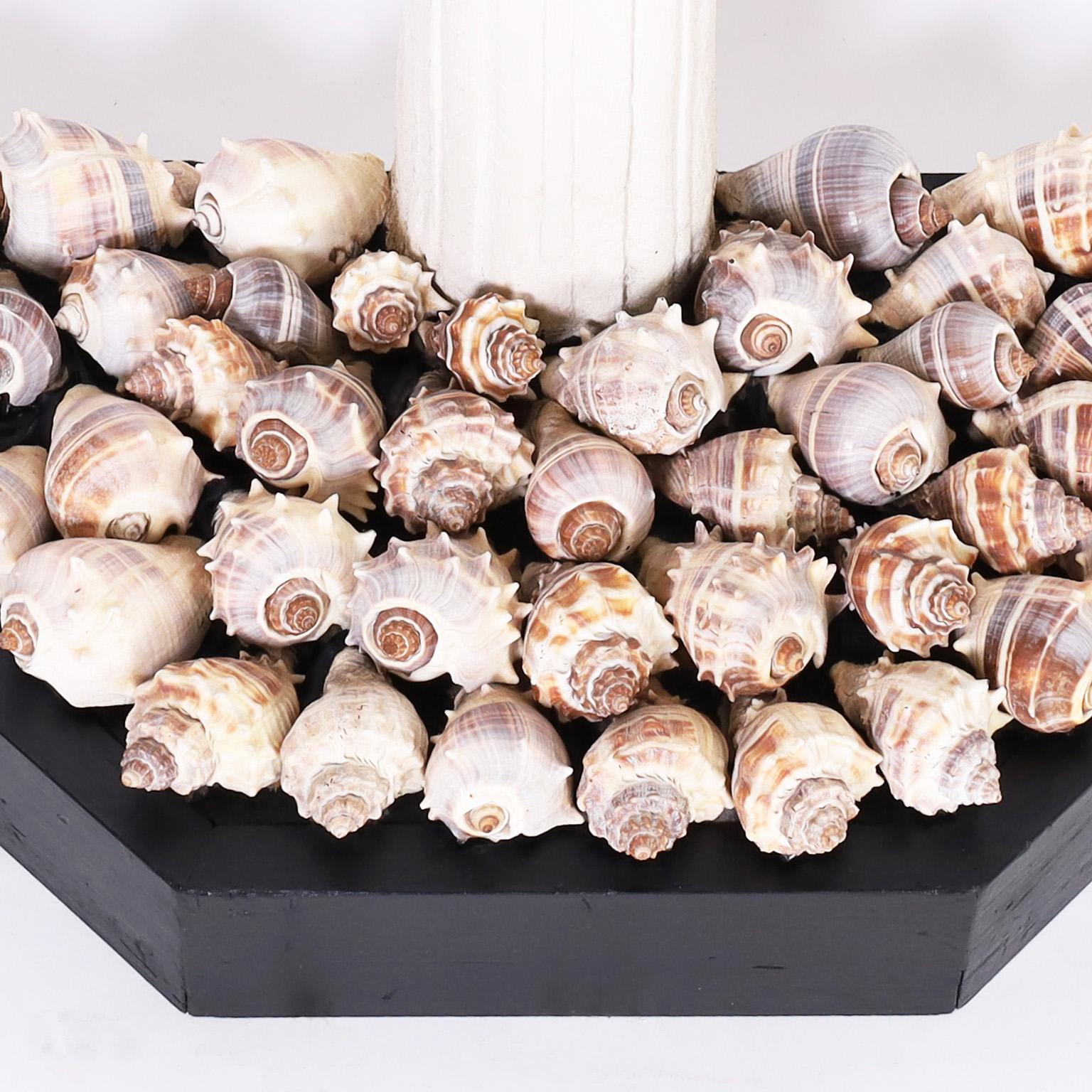 Coppia di sculture decorative di palme di metà secolo in vendita 1