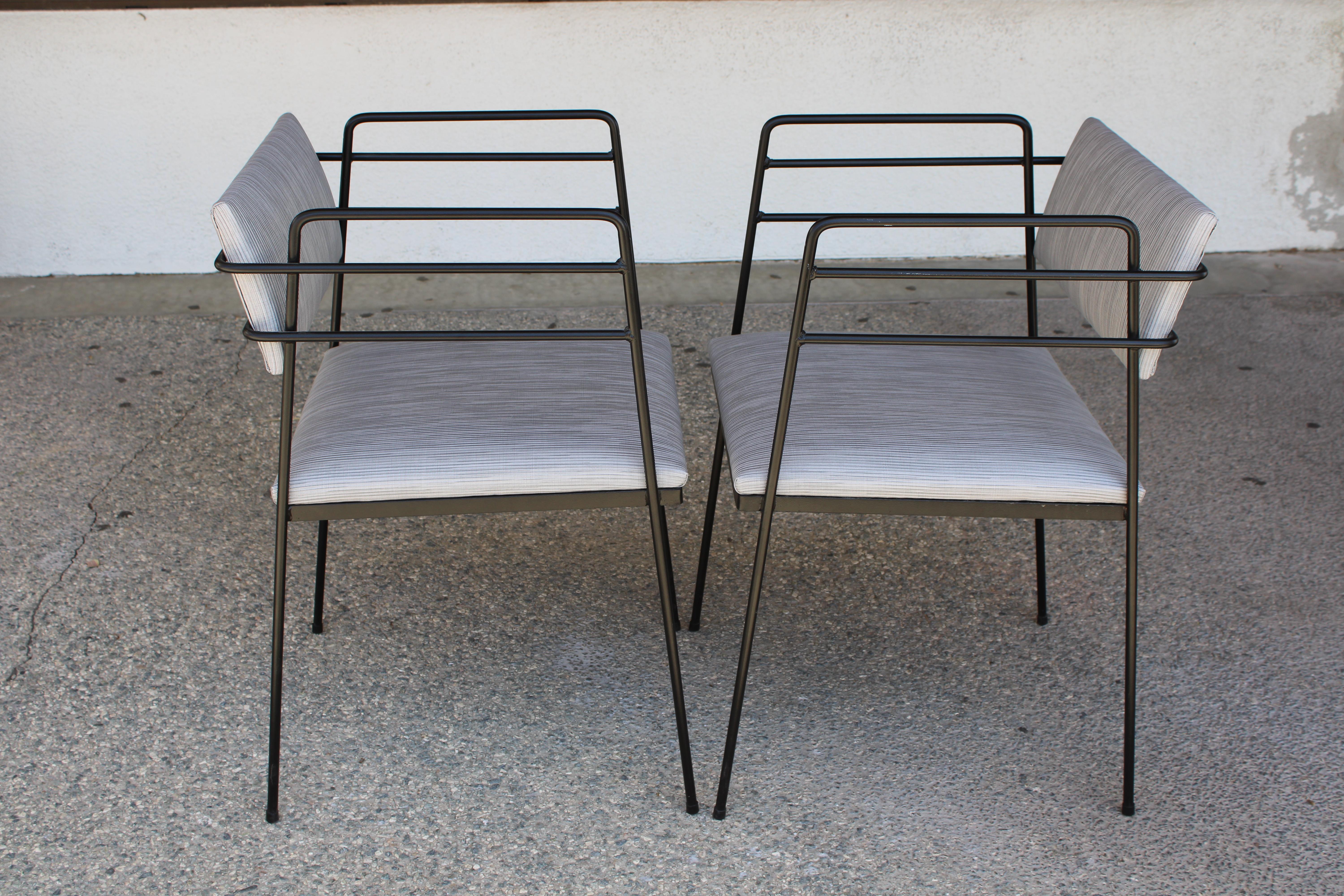 Mid-Century Modern Paire de chaises de patio du milieu du siècle en vente
