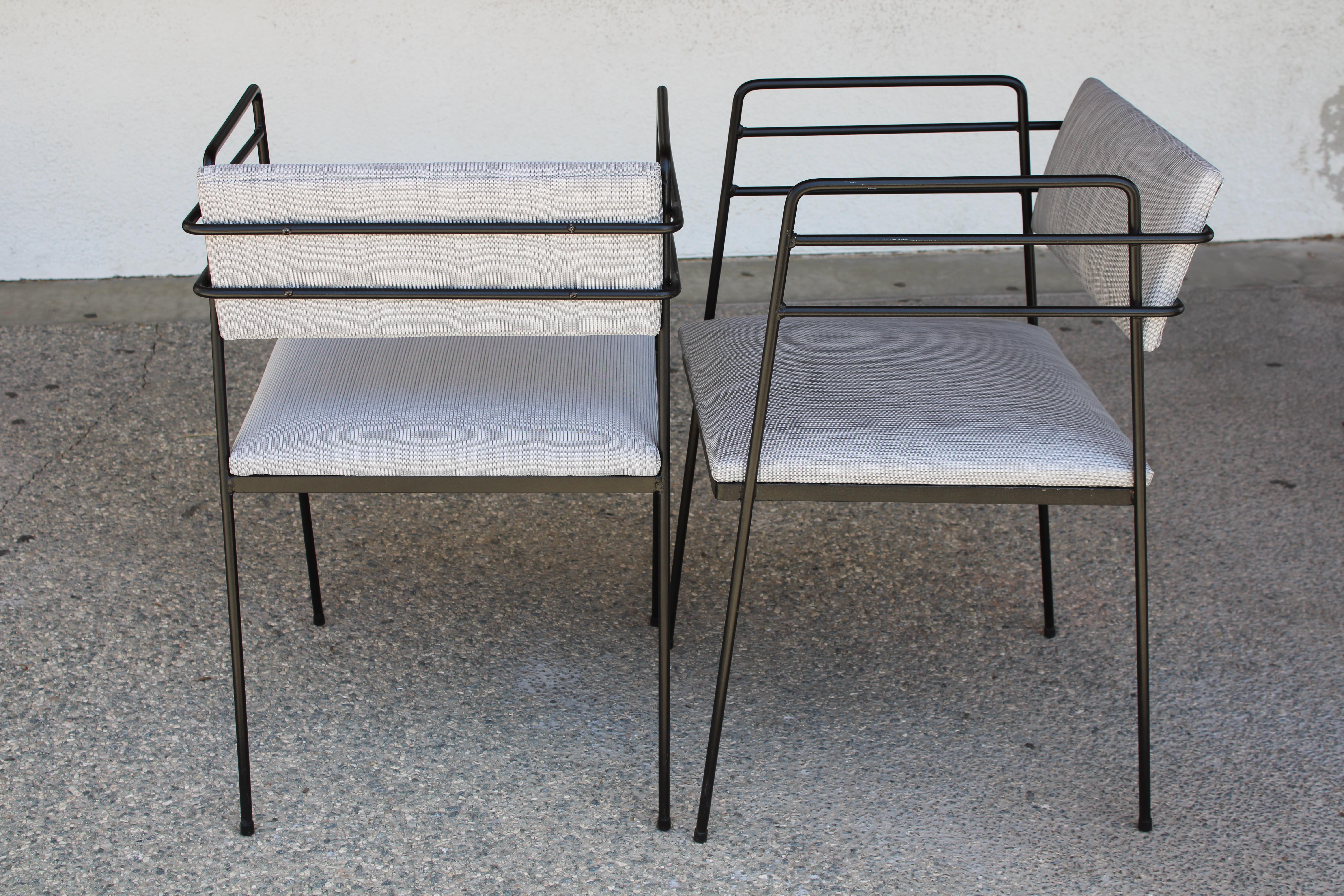 Américain Paire de chaises de patio du milieu du siècle en vente