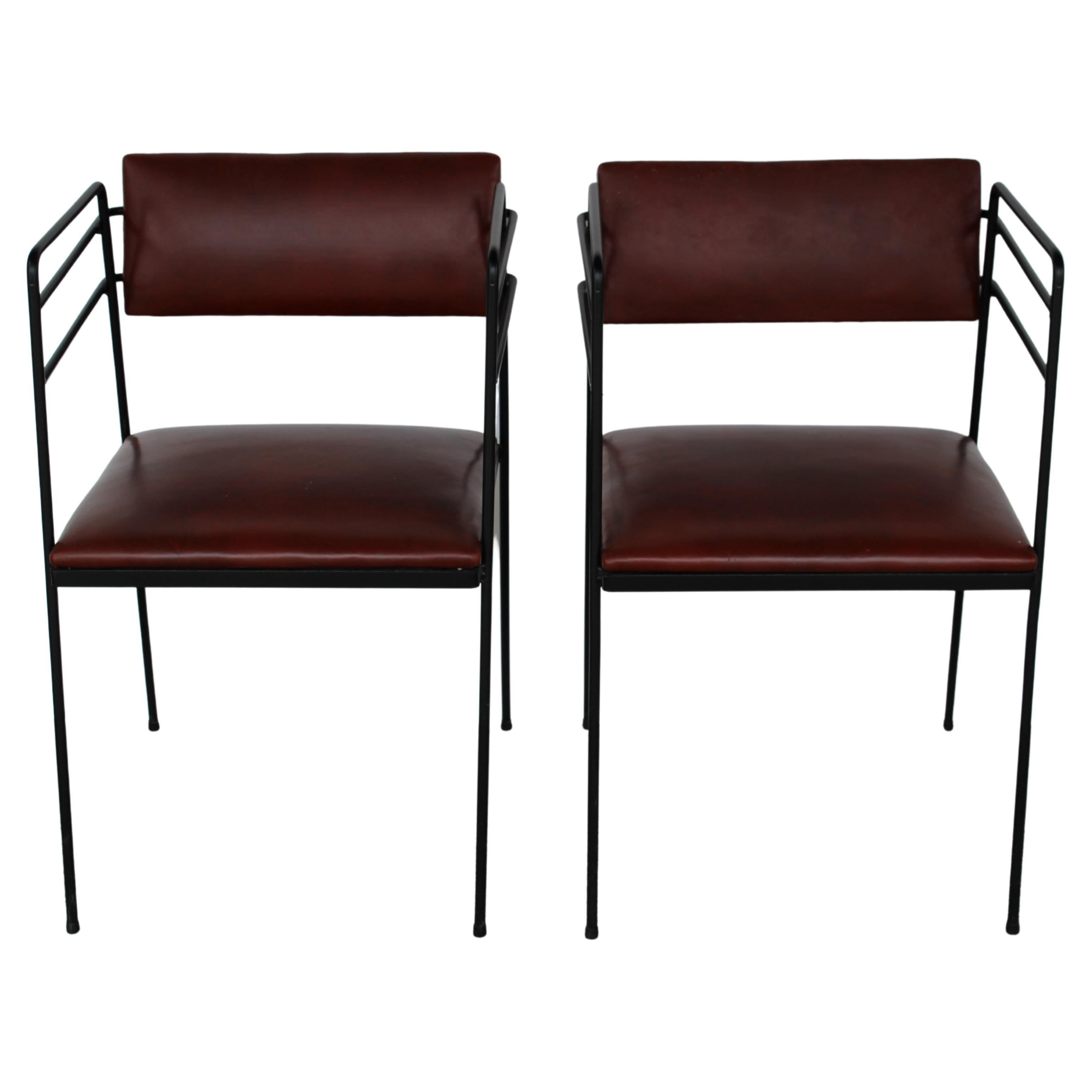 Pair of Mid Century Patio Chairs For Sale