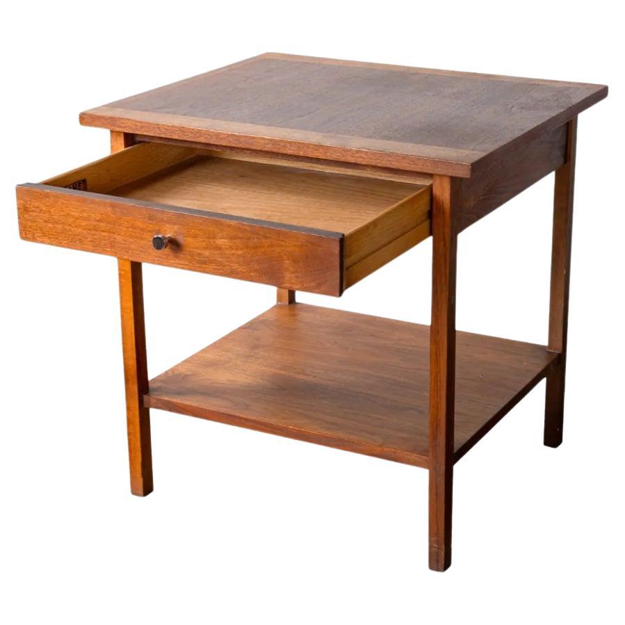 American Pair of Mid century Paul Mccobb for Lane walnut rosewood nightstands