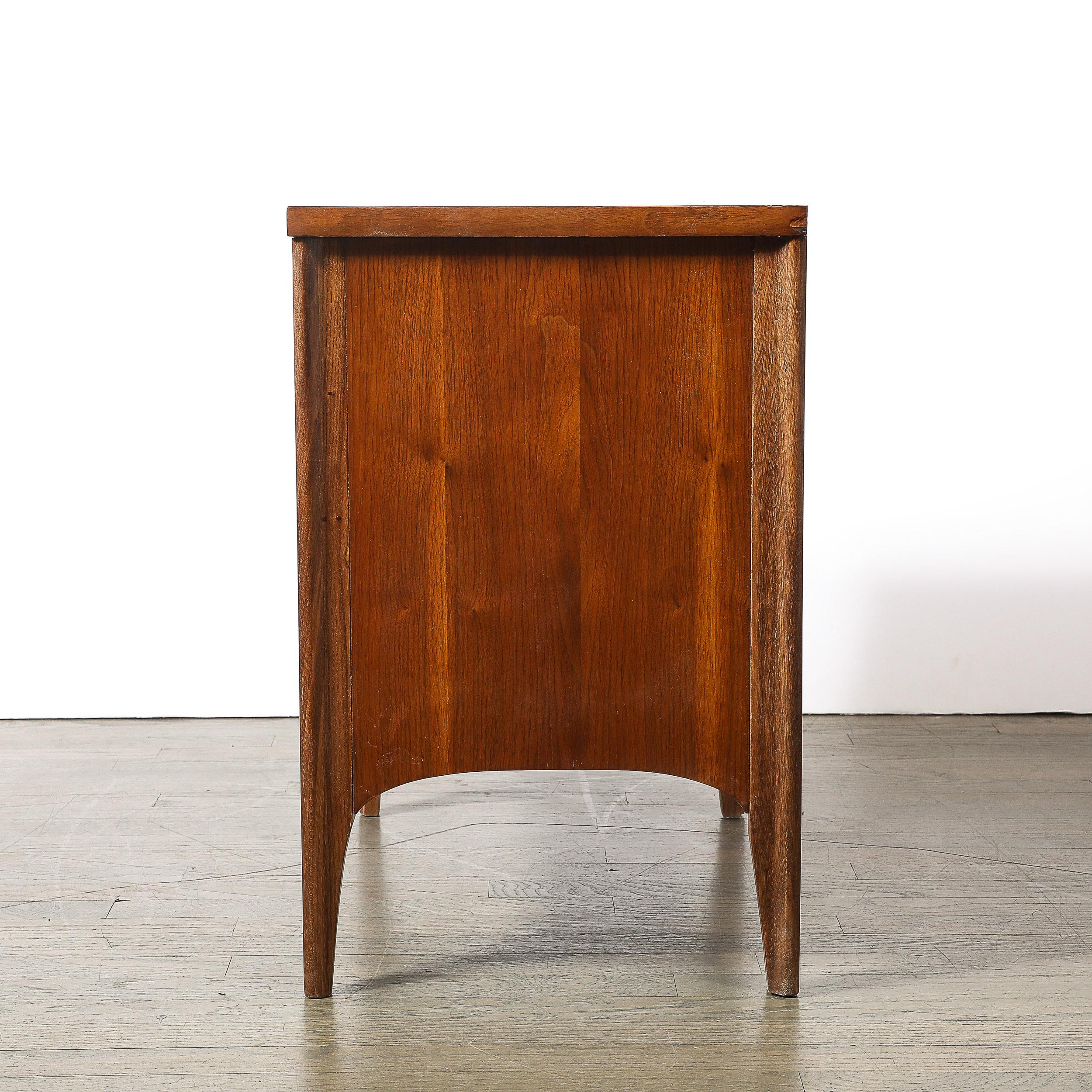 Pair of Mid-Century Perspecta Nightstands W/ Sculptural Front by Kent Coffey For Sale 1