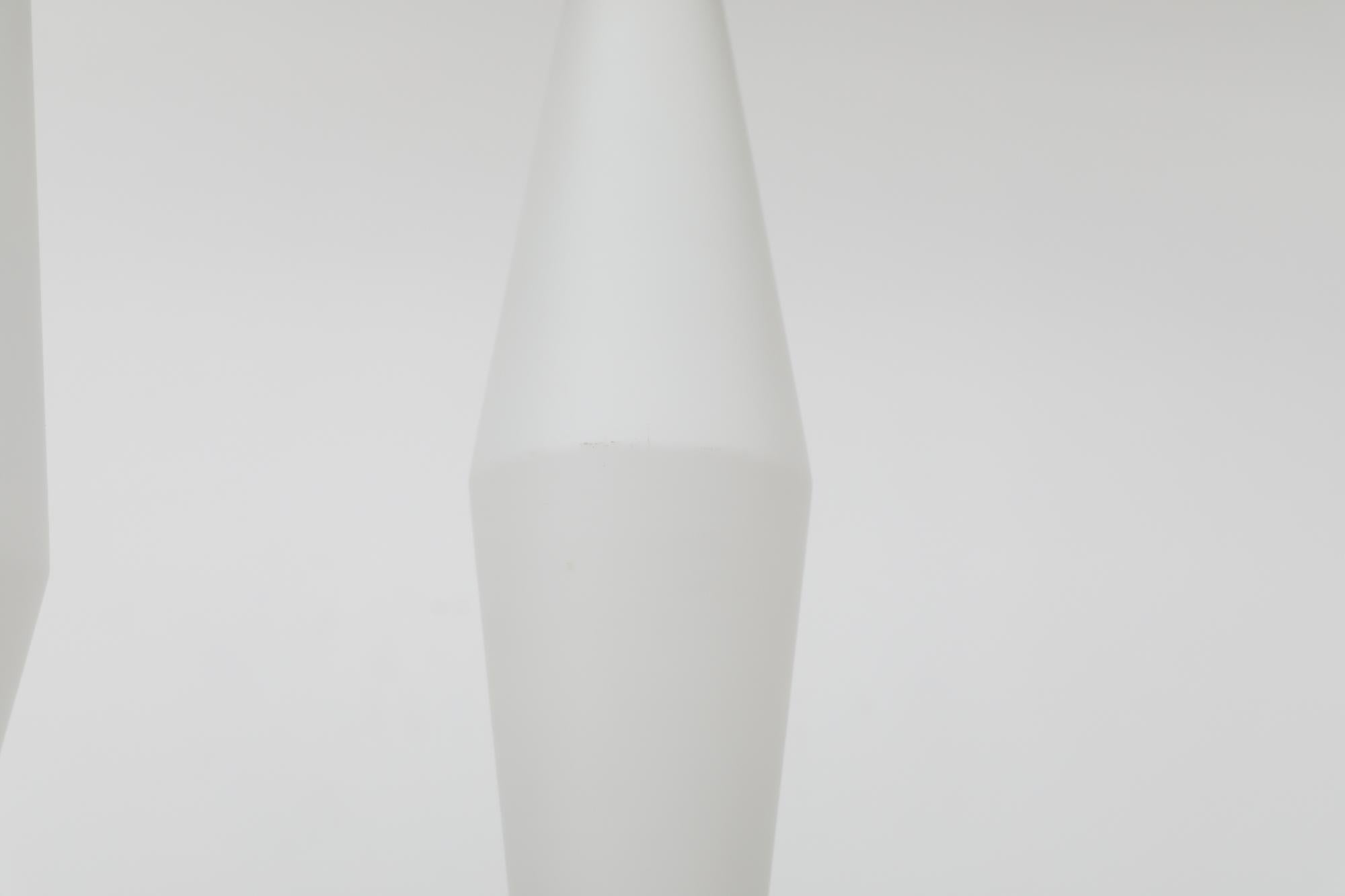 Mid-20th Century Pair of Mid-Century Philips Opaline Milk Glass Pendants For Sale