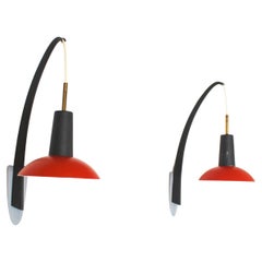 Pair of Mid Century Philips Wall Lamps, 1960s