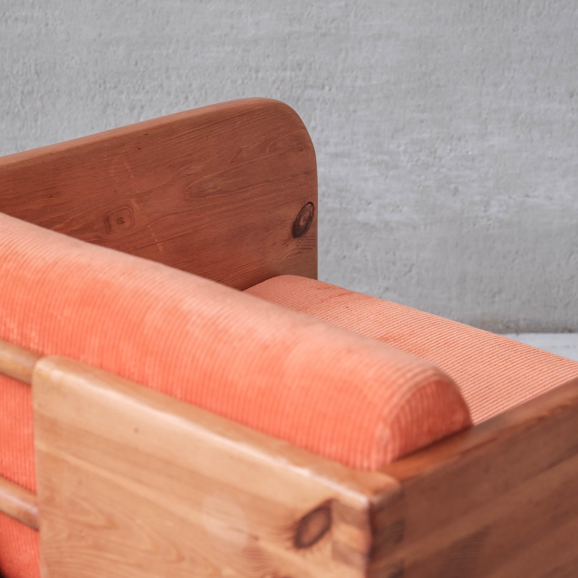 Ein Paar Sessel aus Kiefernholz aus der Mitte des Jahrhunderts, Ate Van Apeldoorn im Angebot 1