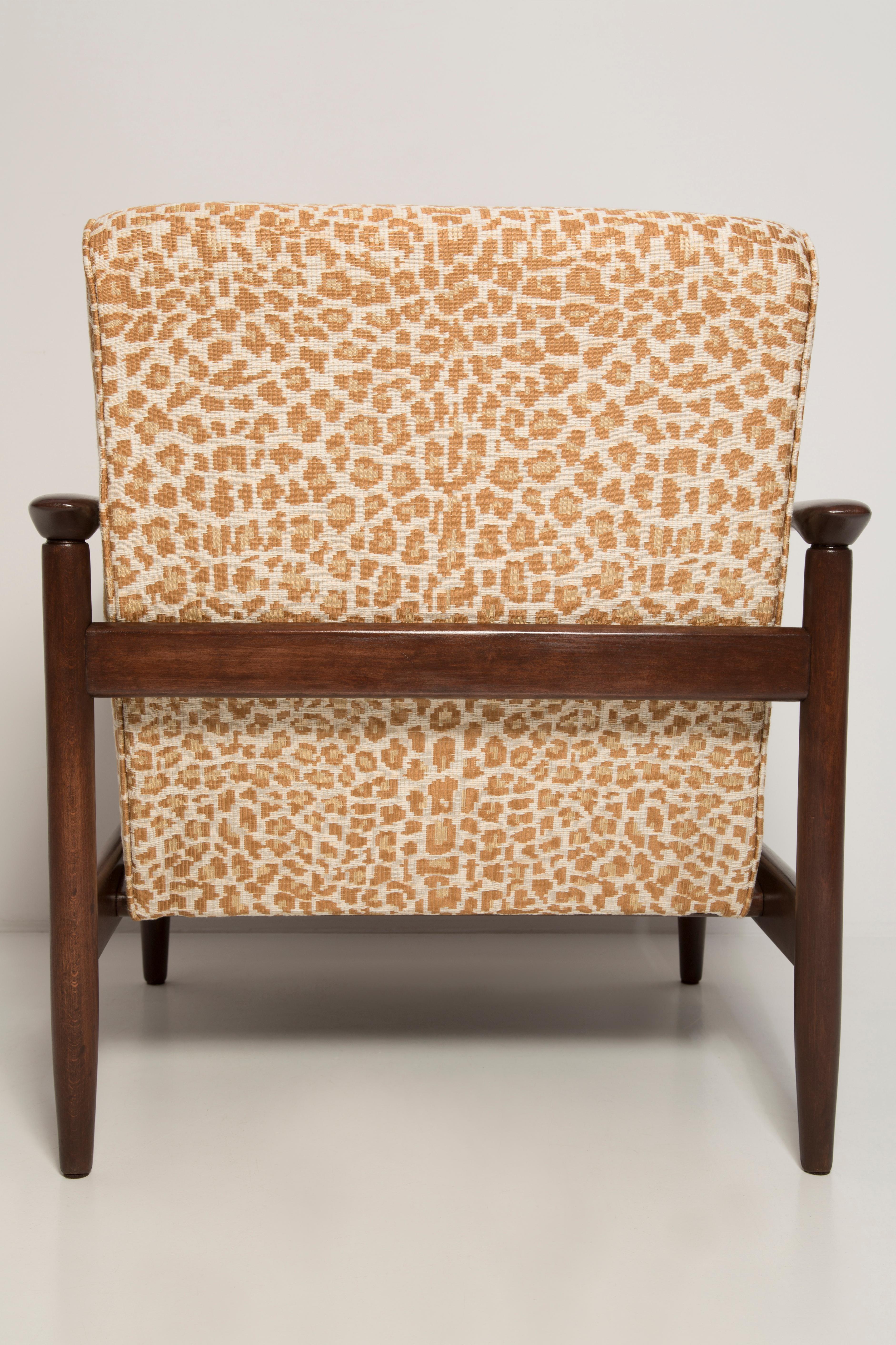Paar Pixel-Leoparden-Sessel aus der Mitte des Jahrhunderts, GFM 142, Edmund Homa, Europa, 1960er Jahre im Angebot 1
