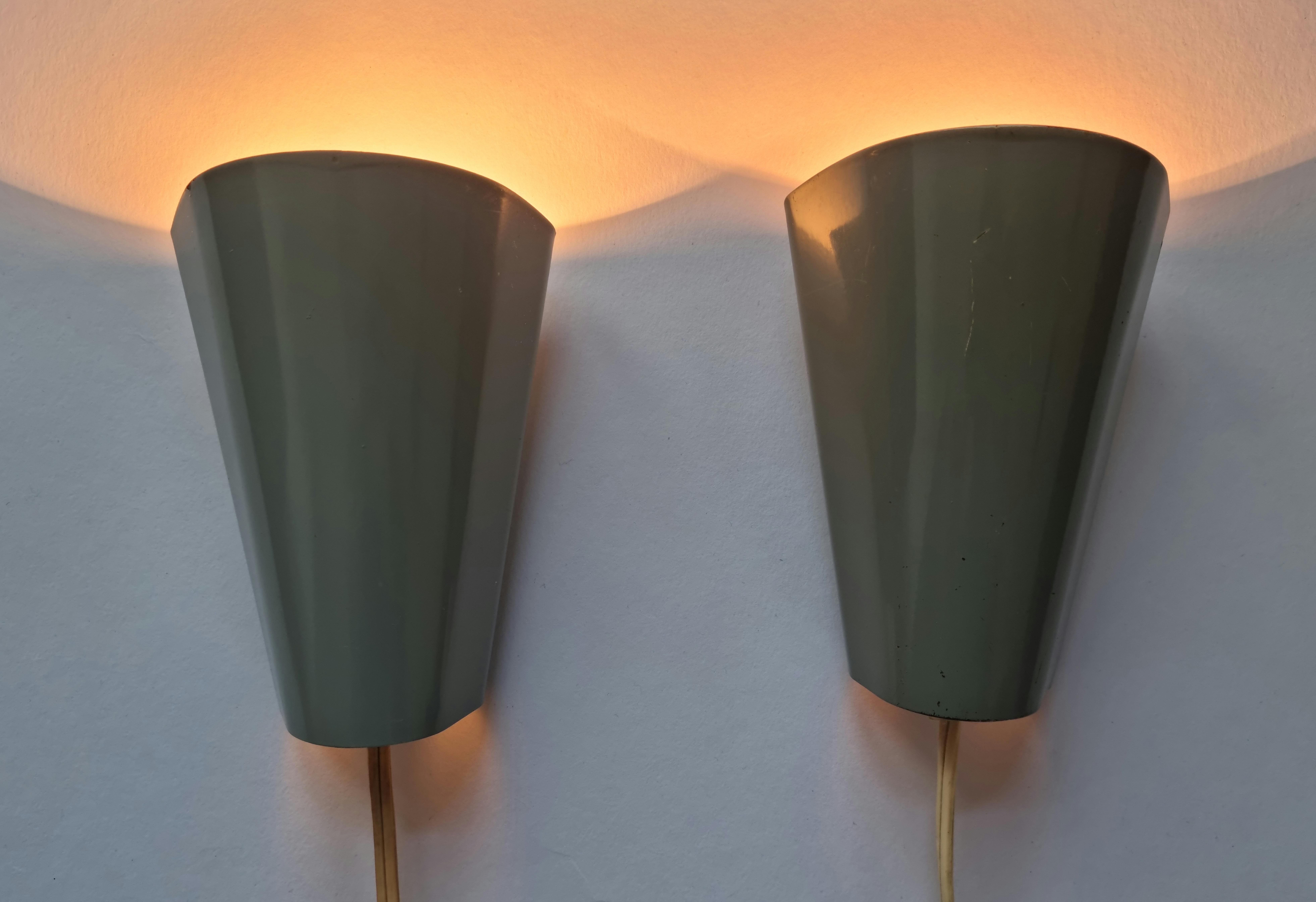 Pair of Mid-Century Rare Wall Lamps Lidokov, Designed by Josef Hurka, 1960s For Sale 4